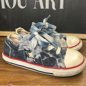 Converse Blue Star Tie Dye Chucks